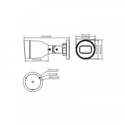 IP-видеокамера 2 Мп Dahua DH-IPC-HFW1230S1-S5-BE (2.8 мм) для системы видеонаблюдения